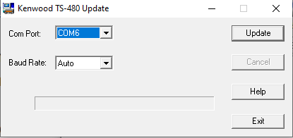 TS480 Programming interface. 